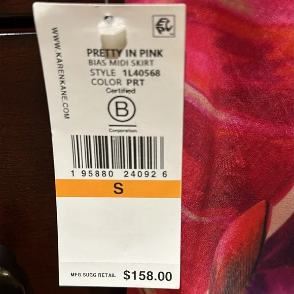 Karen Kane Floral Women's Midi Skirt - Picture 4 of 4